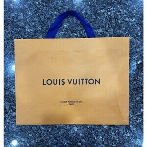 Louis Vuitton LV Authentic Orange Shopping Gift *Empty Bag* 23x18x10